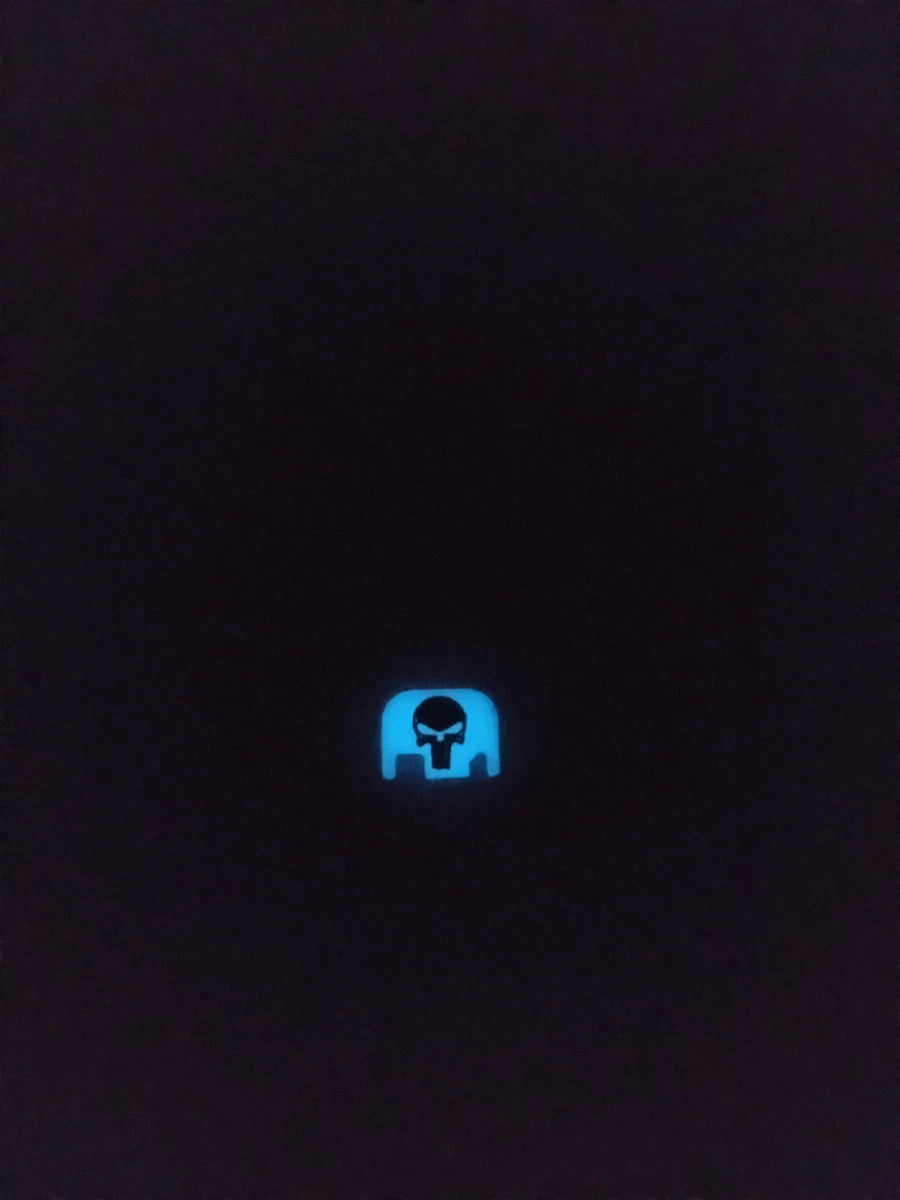 Glow in the dark Glock 19 slide backplate